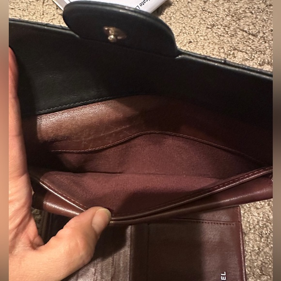 Chanel Classic Flap Long Wallet Quilted Black with COA - Picture 4 of 11